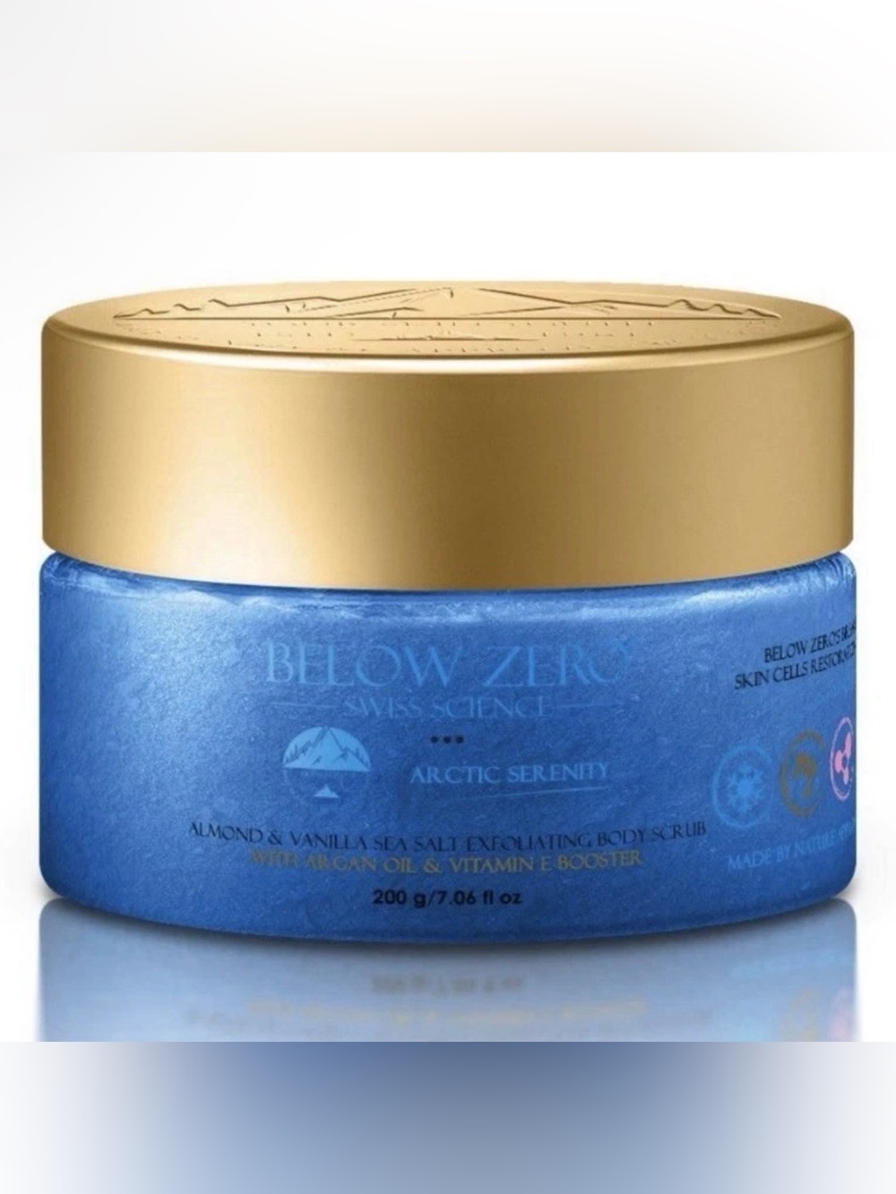 Below Zero Arctic Serenity Exfoliating Almond Vanilla Body Scrub ~ Retail $229